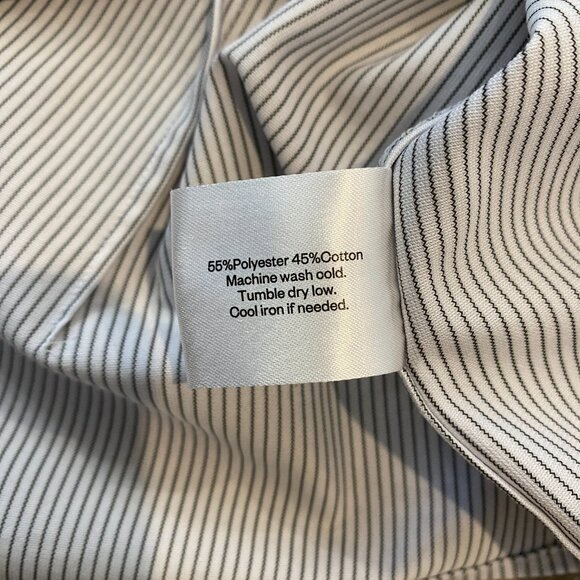 Ministry of Supply - Gemini Knit Shirt - Grey Stripe (Men's M Slim) - Picture 5 of 7